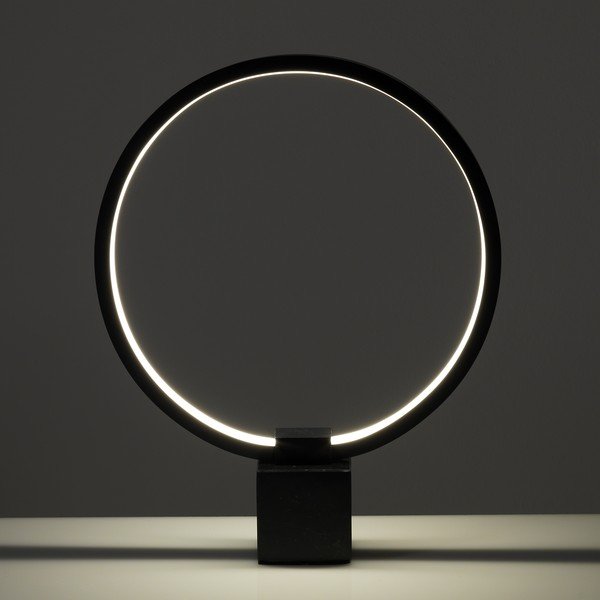 Veioză Tomasucci Ring, înălțime 37 cm, negru-image-1