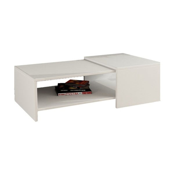 Măsuță de cafea Yalo, alb-image-2