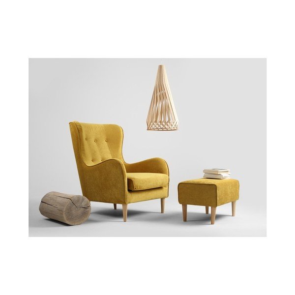 Fotoliu Custom Form Cozyboy, galben-image-3