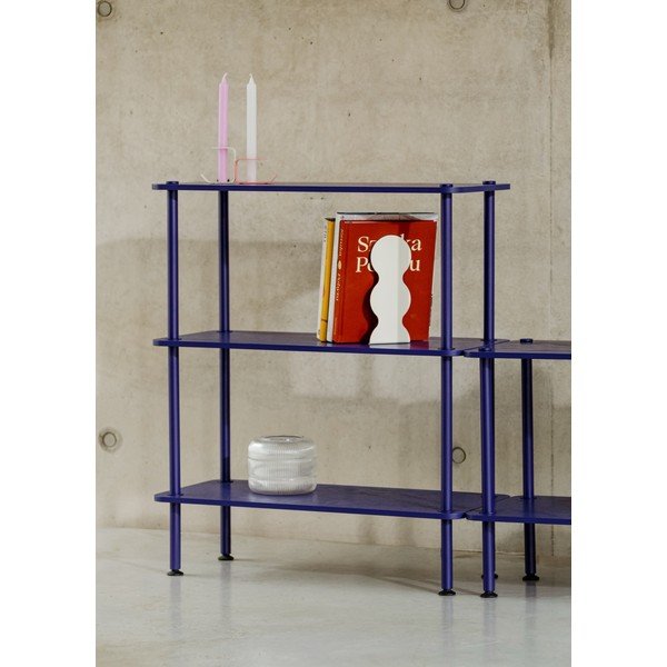 Etajeră în culoare naturală cu aspect de lemn de stejar 80x90,5x35 cm Teidi – noo.ma-image-1