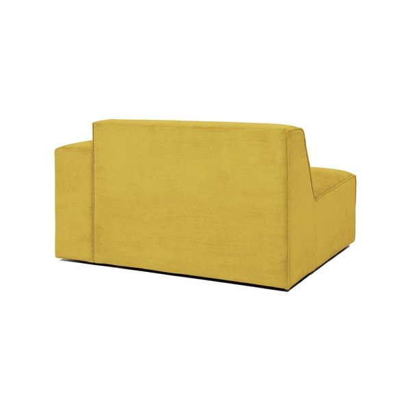 Modul pentru canapea galben   din catifea reiată  (partea dreaptă) Sting - Scandic-image-3