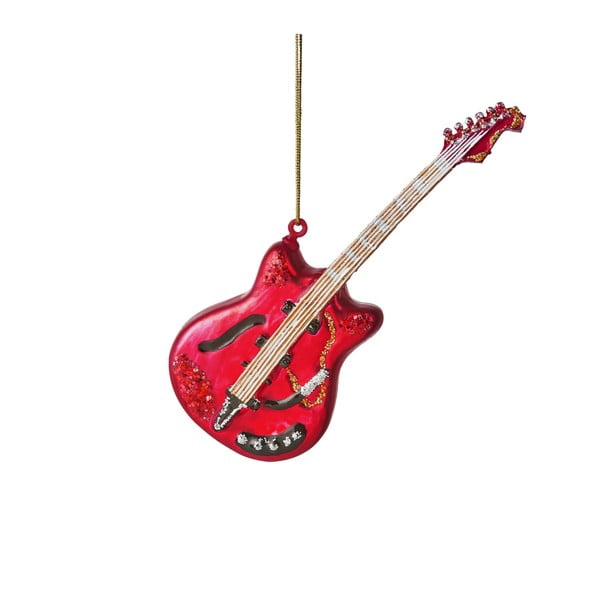 Decorațiune de Crăciun din sticlă Butlers Guitar