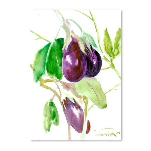 Poster de artă, Eggplants, autor Suren Nersisyan, 30 x 21 cm