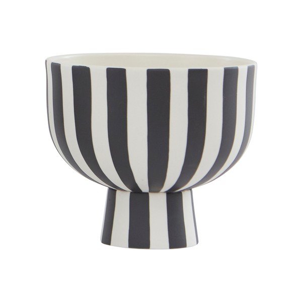Bol mic alb-negru pentru servire din gresie Toppu – OYOY Living Design