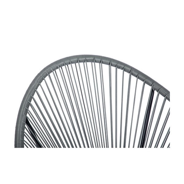 Fotoliu de grădină din ratan artificial Bonami Selection Avocado, gri-image-4