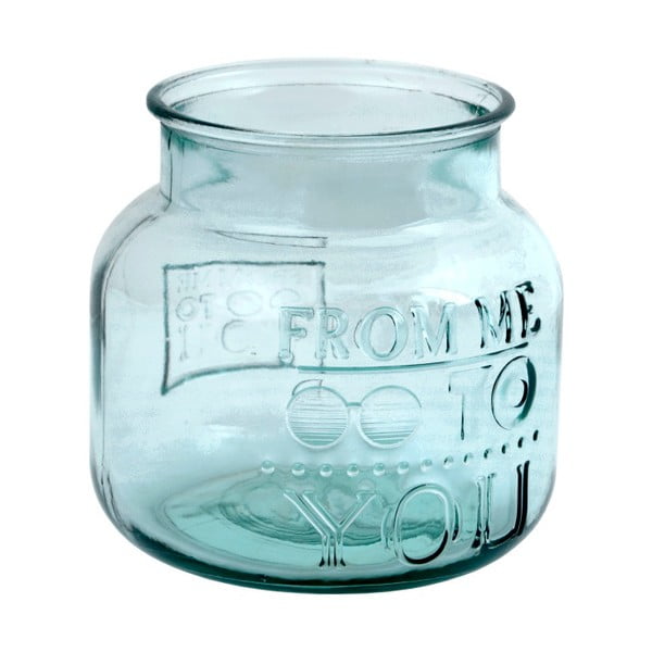 Vază din sticlă reciclată Ego Dekor For You, înălțime 19 cm