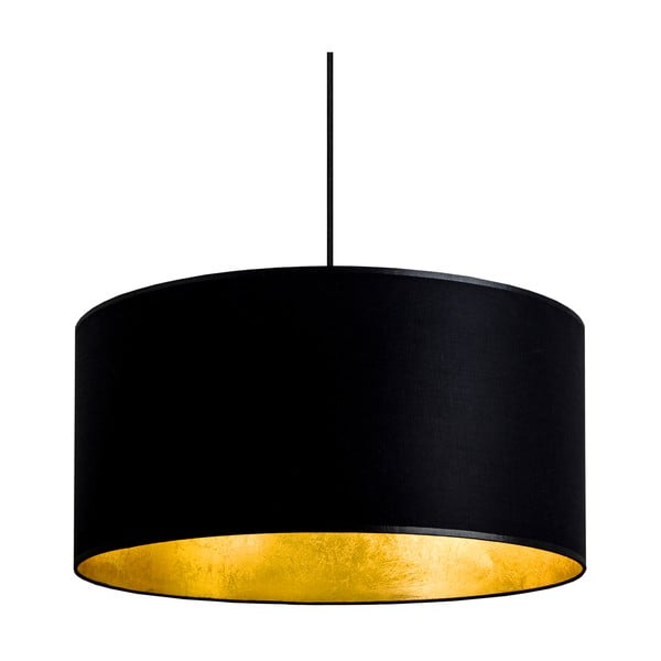 Lustră cu interiorul auriu Sotto Luce Mika, ∅ 50 cm, negru-image-3