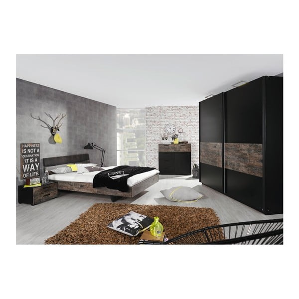 Noptieră cu 3 sertare Rauch Sumatra-image-3