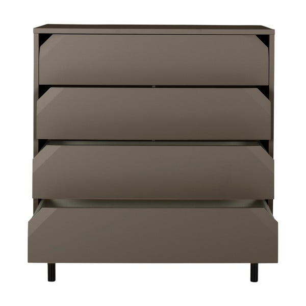 Comodă înaltă gri 90x96 cm Corner - Tenzo-image-2