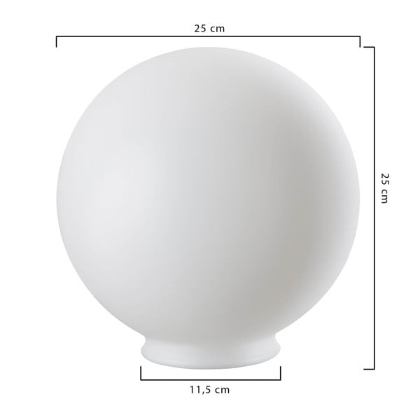 Abajur pentru corp de iluminat de exterior Homemania Decor Hedwig, alb-image-2