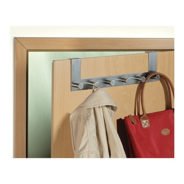 Cuier de ușă argintiu din metal 39 cm Celano – Wenko-image-3