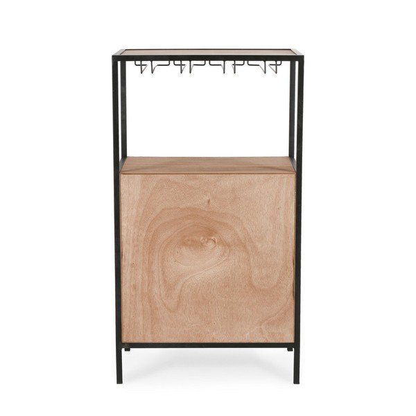 Dulap vinotecă în culoare naturală număr de sticle 12, 51x91x30 cm Isaac – Yes Everyday-image-4