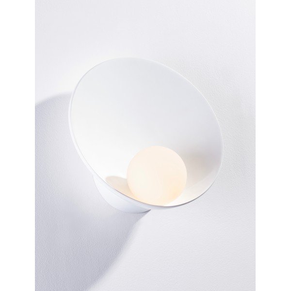 Aplică de perete alb mat din oțel Minim – Nova Luce-image-2