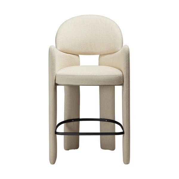 Scaun de bar bej (înălțime șezut 68,5 cm) Aole – DAN-FORM Denmark-image-2