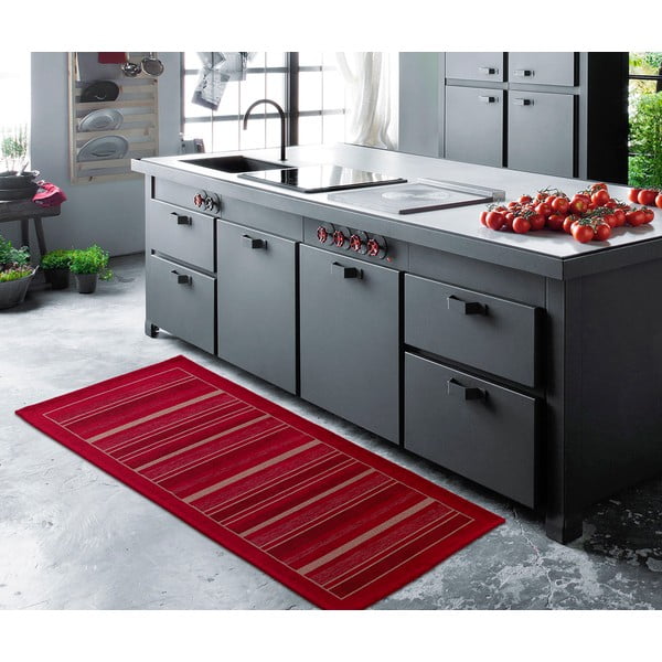 Traversă Floorita Velour, 55 x 140 cm, roșu-image-2