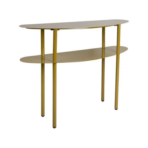 Masă consolă kaki din metal 28x90 cm Paris – Leitmotiv-image-2