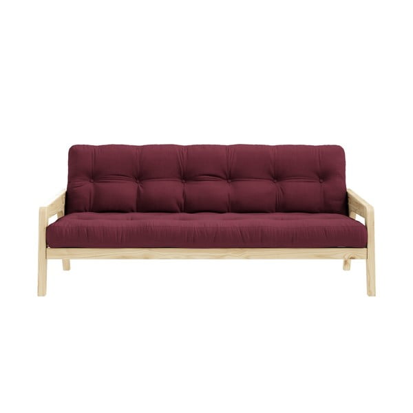 Canapea extensibilă roșie 204 cm Grab - Karup Design
