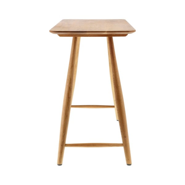 Masă de dining din lemn de stejar 44.5x100 cm Bodo – Villa Collection-image-4