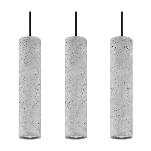 Lustră gri din beton Fadre – Sollux-image-4