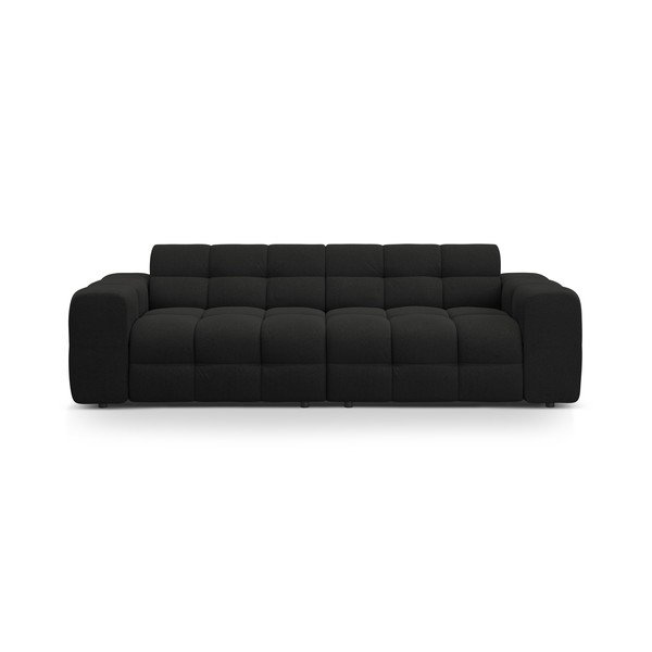 Canapea neagră 255 cm Kendal – Micadoni 