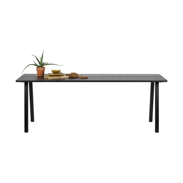 Masă WOOOD Trionf, lungime 210 cm, negru-image-3