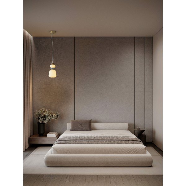 Lustră albă/aurie LED cu intensitate reglabilă din metal cu abajur din porțelan/cu abajur din sticlă ø 17 cm Palo – Nova Luce-image-2