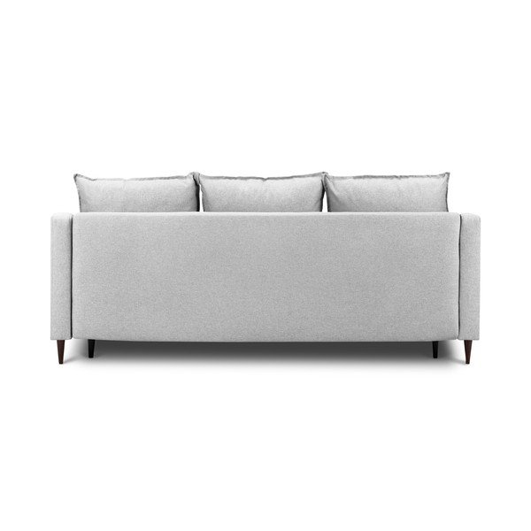Canapea extensibilă cu spațiu pentru depozitare Mazzini Sofas Ancolie, gri deschis, 215 cm-image-3