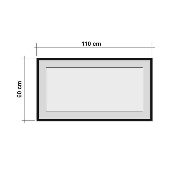 Oglindă de perete Simply, 110 x 60 cm-image-1