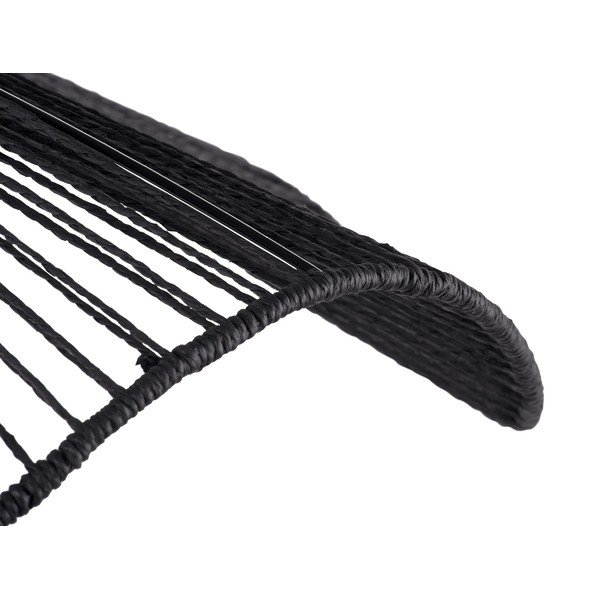 Lustră neagră din metal cu abajur din sfoară din hârtie ø 80 cm Sombra – Leitmotiv-image-4