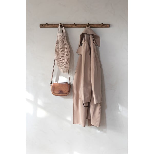 Cuier de perete maro din lemn de stejar 72 cm Roots – Mette Ditmer Denmark-image-1