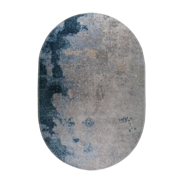 Covor albastru/gri lavabil 80x120 cm – Vitaus