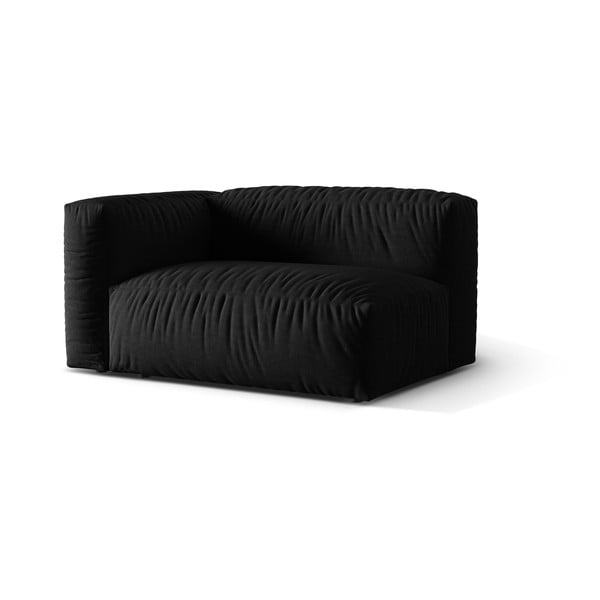 Modul pentru canapea modulară negru (cu colț pe partea stângă ) Martina – Micadoni Home-image-2