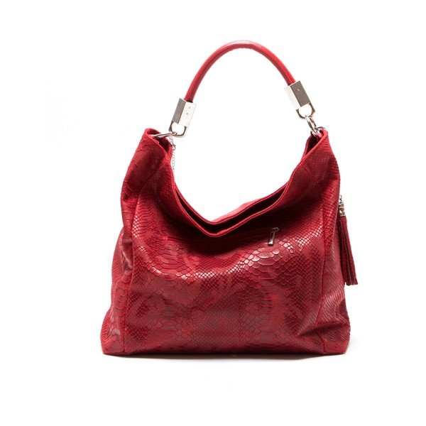 Geantă din piele Isabella Rhea no. 889, roșie-image-4