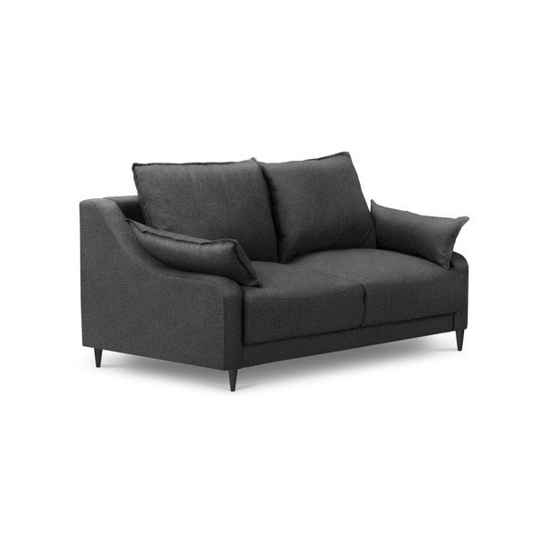 Canapea Mazzini Sofas Ancolie, gri închis, 150 cm-image-2