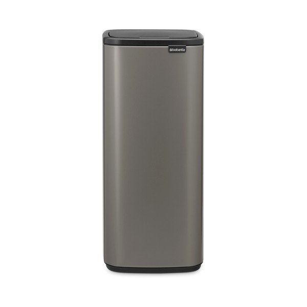 Coș de gunoi gri cu senzori de atingere din oțel 30 l Bo Touch – Brabantia-image-4