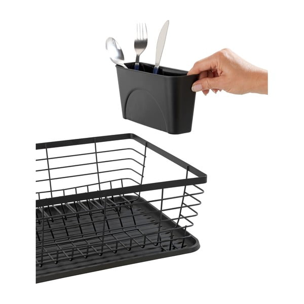 Suport pentru scurs vase Wenko Drip, negru-image-3