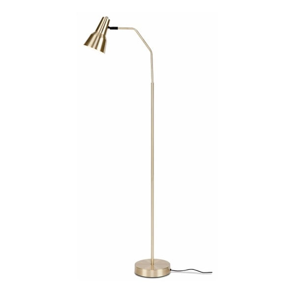 Lampadar auriu cu abajur din metal (înălțime 140 cm) Valencia – it's about RoMi