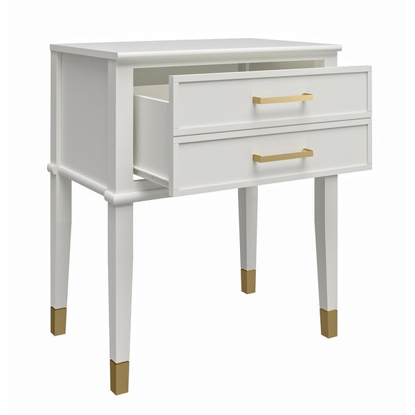 Noptieră albă Westerleigh – CosmoLiving by Cosmopolitan-image-3