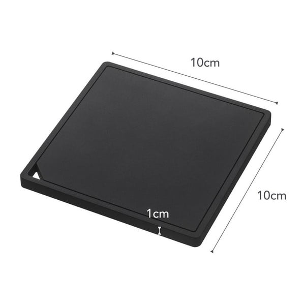 Suport pentru vase fierbinți YAMAZAKI Tower Square, negru-image-3