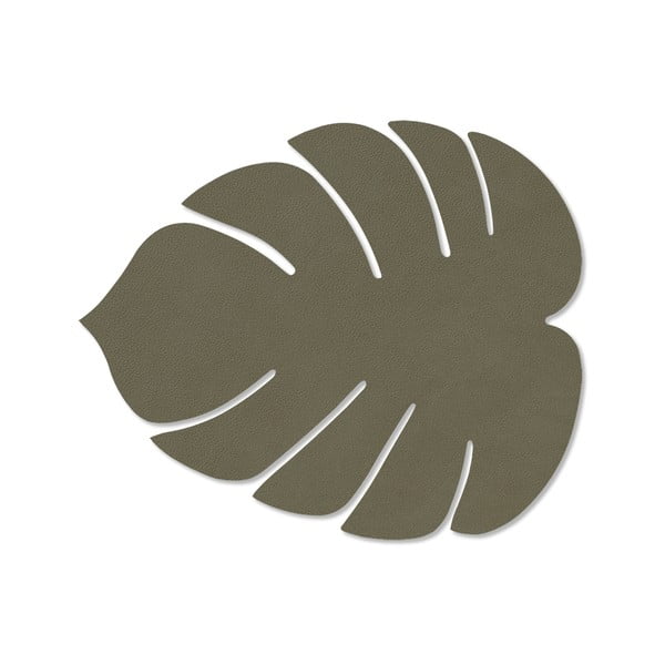 Suport pentru farfurii din piele ecologică 22x26 cm Monstera Leaf Nupo – LIND DNA