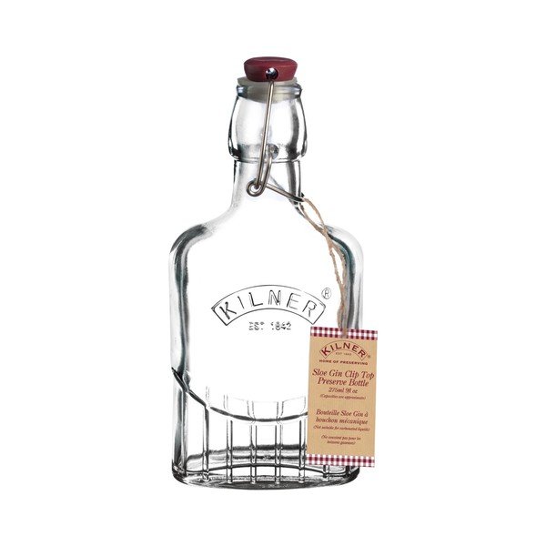 Sticlă cu clips pentru lichior Kilner Gin, 0,25 l-image-1