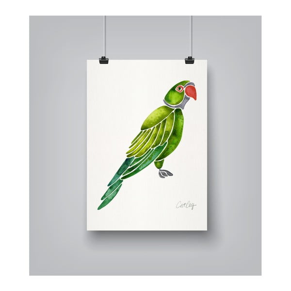 Poster Americanflat Americanflat Parrot, 30 x 42 cm