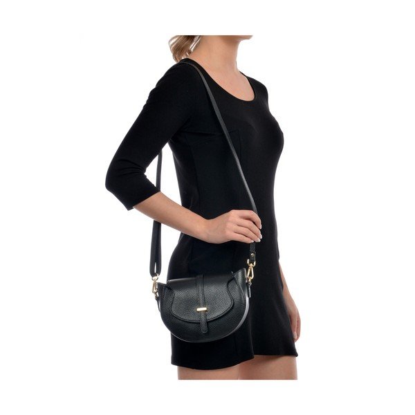 Geantă din piele Roberta M Ancona, negru-image-2