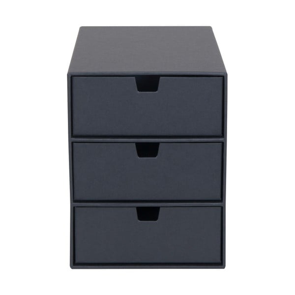 Cutie cu 3 sertare Bigso Box of Sweden Ingrid, gri închis-image-2