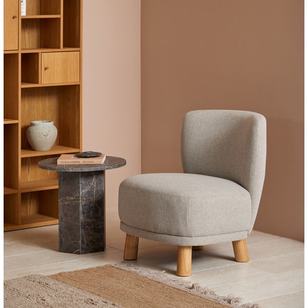 Măsuță auxiliară rotundă din marmură ø 50 cm Naxos – Actona-image-1