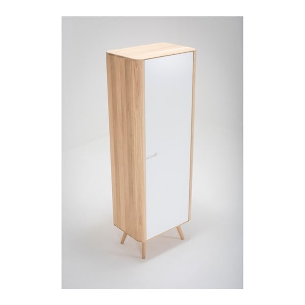 Dulap cu structură din lemn masiv de stejar Gazzda, 60 cm h-image-4