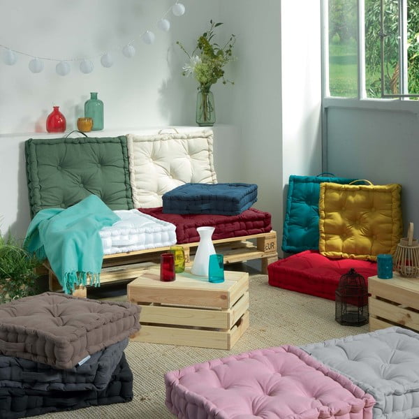 Fotoliu bean bag kaki Panama – douceur d'intérieur-image-1