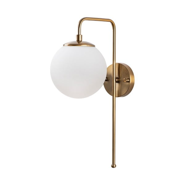 Aplică de perete albă/alămie Viran – Opviq lights