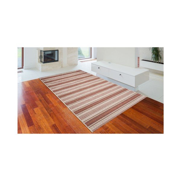 Covor adecvat pentru exterior Floorita Riga, 135 x 190 cm, bej - roșu-image-3