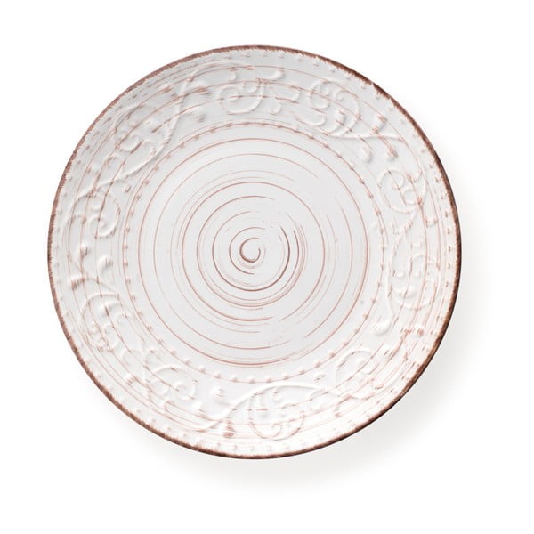 Farfurie din ceramică Brandani Serendipity, ⌀ 27,5 cm, alb
